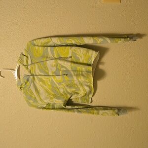 NWT Wild Fable green marble hoodie small